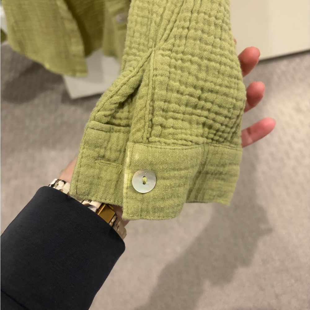 Princess Polly Mahalia Green Button Up Shirt - Picture 5 of 7